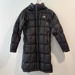 North Face long down puffer jacket